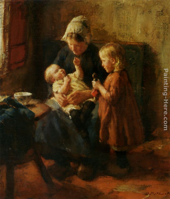 Bernard Jean Corneille Pothast Amusing Baby